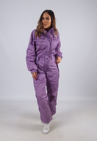 VINTAGE ETIREL FULL SKI SUIT SNOW SPORTS UK S 10 (KDP)