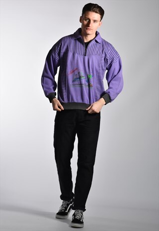 80S HAWAII QUARTER-ZIP SWEATSHIRT