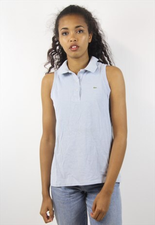 VINTAGE CUTE LACOSTE SLEEVELESS POLO SHIRT