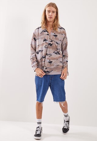 VINTAGE PATTERNED FESTIVAL LONG SLEEVE SHIRT