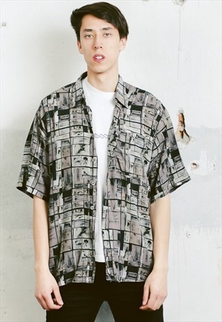 VINTAGE 90S PATTERNED SHIRT