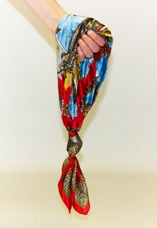 VINTAGED 90'S VENICE PRINT SCARF