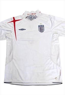 England Umbro 2005 - 2007 Home Football Shirt Size Large