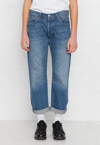 VINTAGE BLUE LEVI'S 501 FIT DENIM JEANS