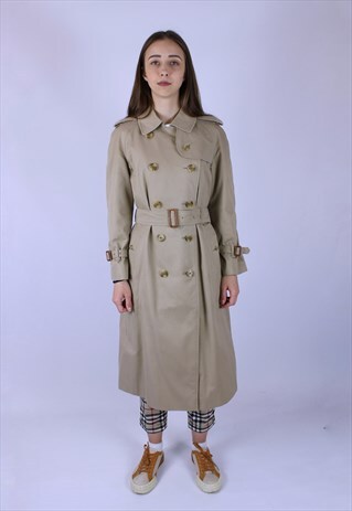 BURBERRY VINTAGE COAT WOMEN JACKET RARE TRENCH