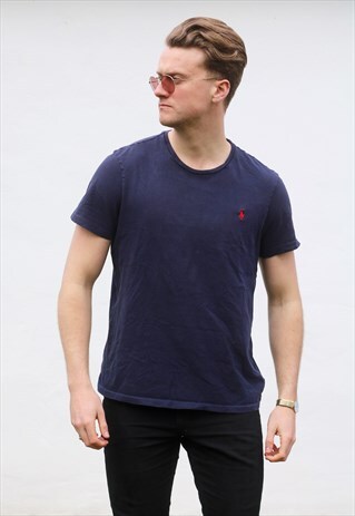 RALPH LAUREN POLO USA NAVY BLUE T SHIRT