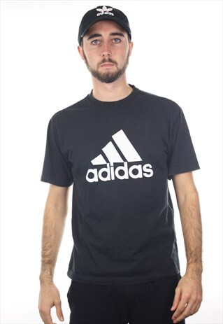 VINTAGE ADIDAS BIG LOGO T SHIRT TEE