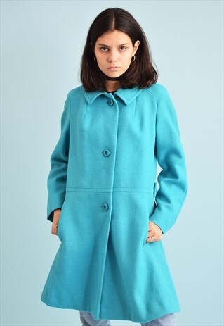 VINTAGE 60'S RETRO MOD CLASSY TRENCH COAT