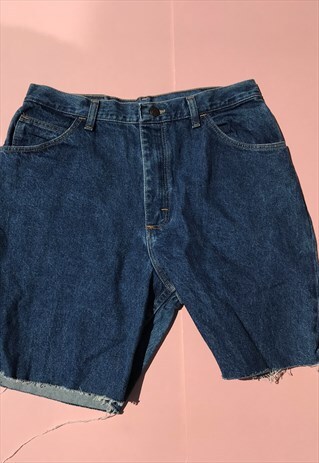 VINTAGE DENIM GITANO JEAN SHORTS 31" DENIM CUT OFF SHORTS