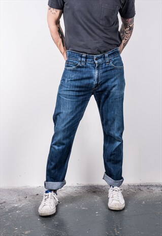 VINTAGE BLUE LEVI'S 506 PAINT JEANS