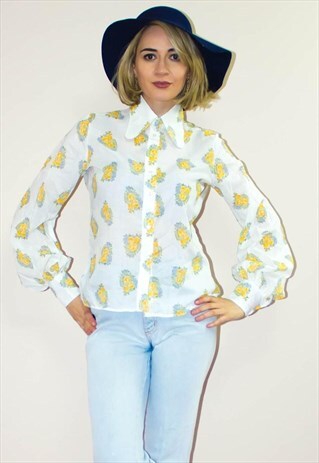 VINTAGE 60'S DOG EARED FITTED BEN SHERMAN SHIRT