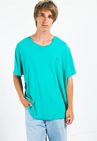 VINTAGE 80S POLO RALPH LAUREN SPORT T-SHIRT / S4840