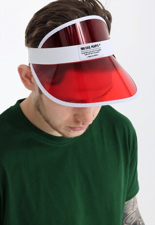 RED FESTIVAL SUN VISOR