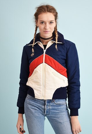 70'S RETRO ATHLEISURE SPORTS SKI JACKET