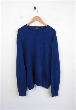 Vintage POLO RALPH LAUREN Sweater Knit Jumper Crew Neck XL