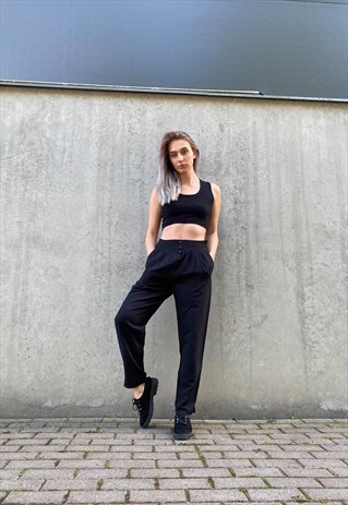 VINTAGE 90S BLACK PANTS