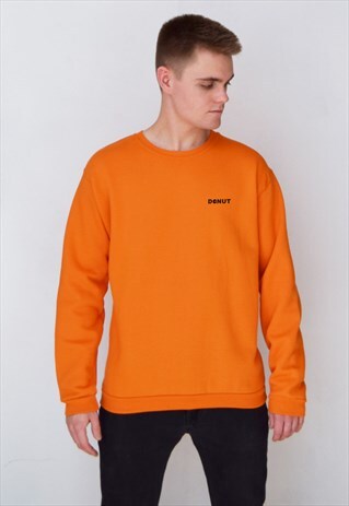 ORANGE DONUT SWEATSHIRT