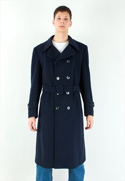 TIROLER LODEN Wool 1980's Vintage M Men's Jacket Long Coat