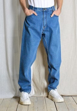 Vintage 90s Blue Grunge High Waist Jeans