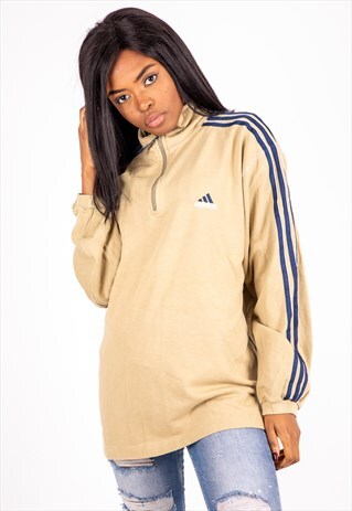 VINTAGE ADIDAS 1/4 ZIP SWEATSHIRT MW70