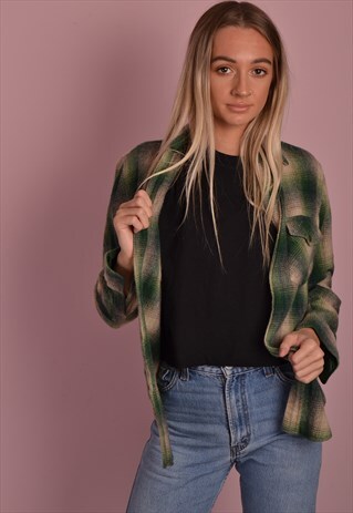 CHECK FLANNEL SHIRT GRS886