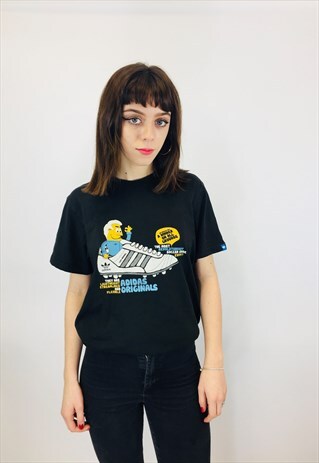 ADIDAS ORIGINALS TREFOIL BLACK T SHIRT