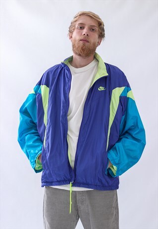VINTAGE MENS NIKE TRACK SUIT WINDBREAKER JACKET