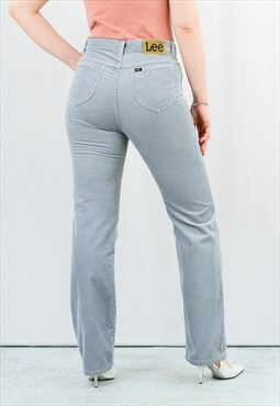 Lee vintage 90s corduroy pants in grey jeans