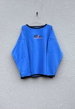 Vintage Edwin Sport Blue Sweatshirt