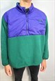 ADIDAS ORIGINALS 1/2 ZIP THICK FLEECE 