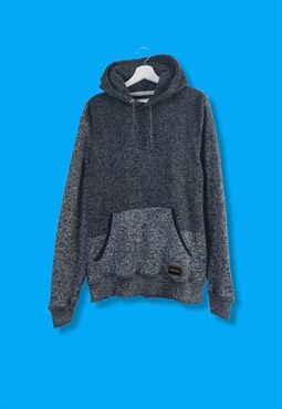 Vintage QuickSilver Sweatshirt Hoodie Pocket in Grey M