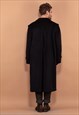 VINTAGE 90'S MEN LODEN WOOL COAT IN BLUE