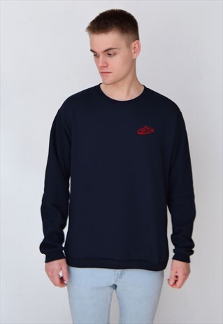 NAVY SANDAL (RED) SWEATSHIRT