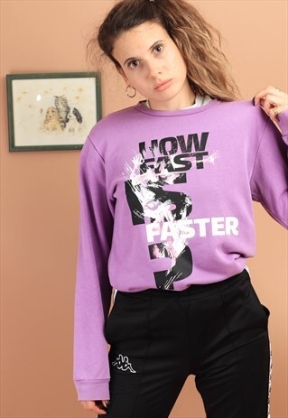 VINTAGE ADIDAS SWEATSHIRT PURPLE