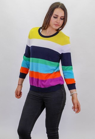 VINTAGE CHAPS STRIPED JUMPER