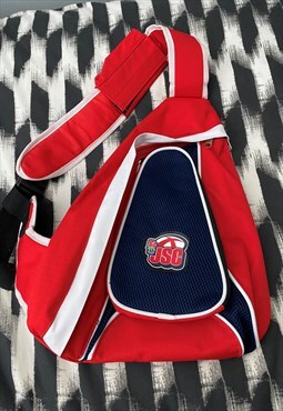 England rugby JSC Red & white crossbody bag 