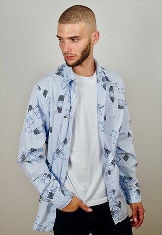 HUGO BOSS VINTAGE 90'S HUGO BOSS PATTERNED SHIRT