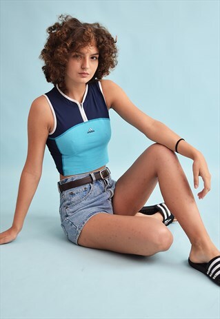 90'S RETRO ADIDAS ATHLEISURE SPORTS STRETCH TEEN TOP