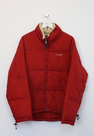 Vintage Tommy Hilfiger jacket in red. Best fits L