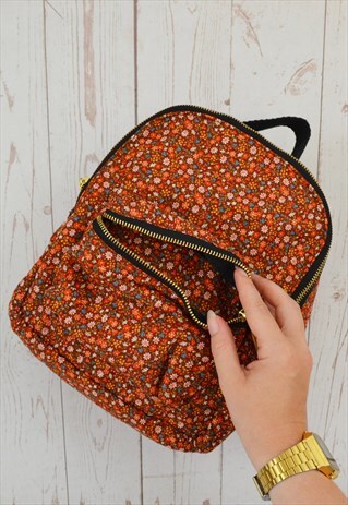 BEYOND RETRO LABEL DITSY FLORAL MINI BACKPACK
