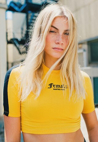 TOP "JANET FEMALE" YELLOW