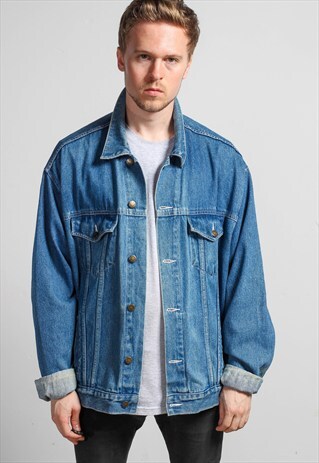 VINTAGE OVERSIZED DENIM JACKET