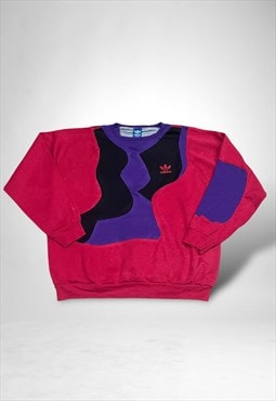 Reworked Adidas Embroidered Sweatshirt