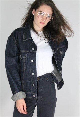 VINTAGE 90S DENIM JACKET SIZE L