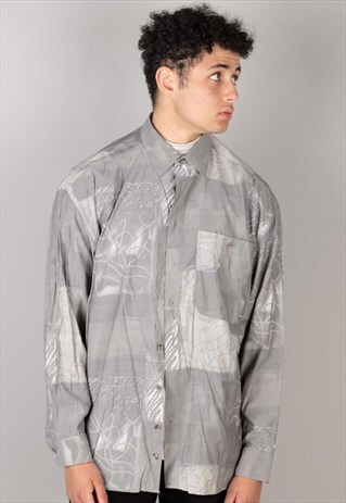 VINTAGE PATTERN SHIRT PTS030