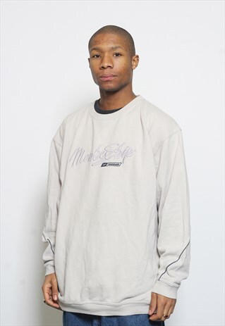 VINTAGE REEBOK LOGO SWEATSHIRT GREY