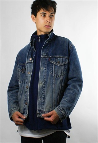 LEVI VINTAGE DENIM JACKET, UNISEX, L