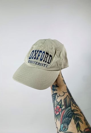 VINTAGE OXFORD UNIVERSITY EMBROIDERED HAT CAP