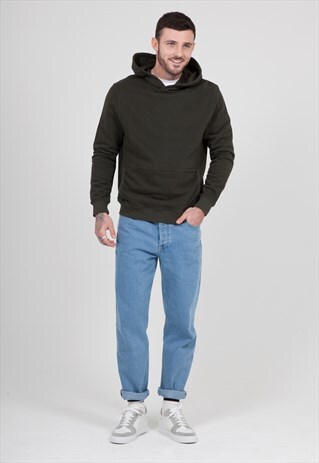 NOW REDUCED HOODY IN MILITARY GREEN