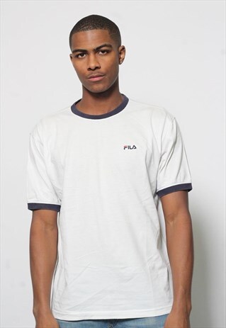 VINTAGE FILA LOGO T-SHIRT WHITE
